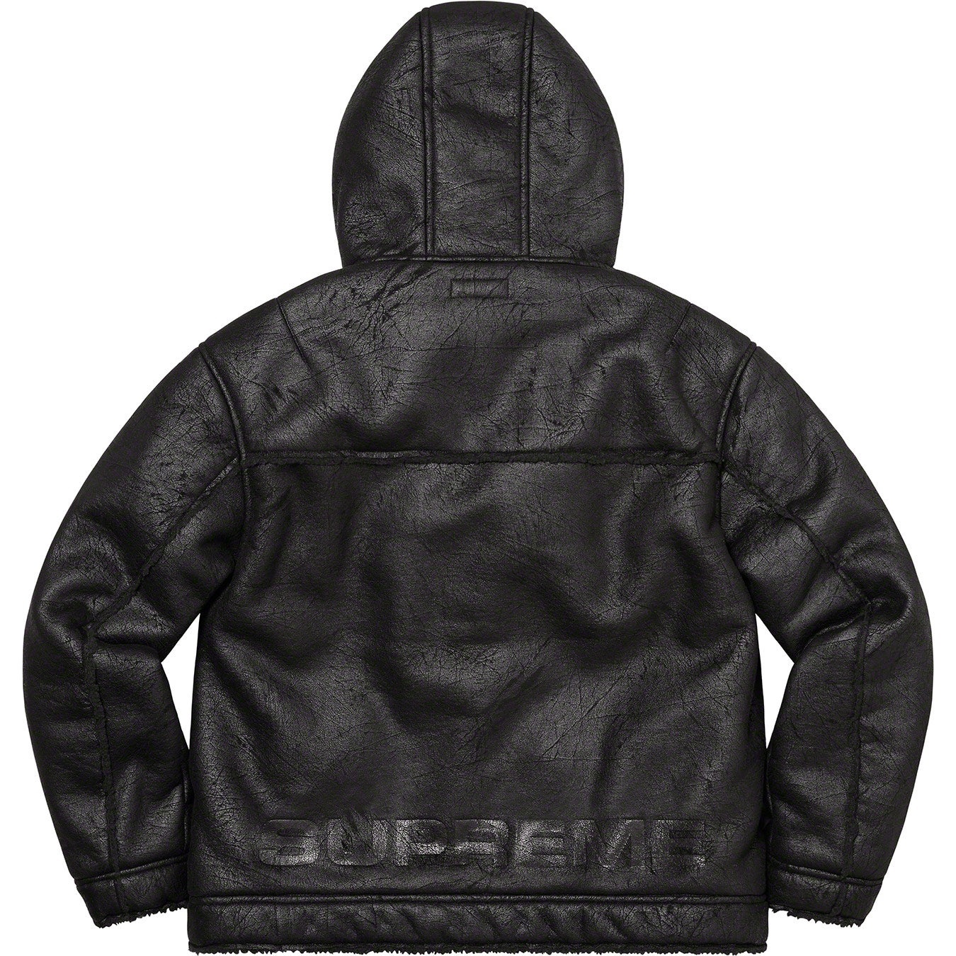 Faux Shearling Hooded Jacket view 10